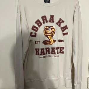 Bioworld Cobra Kai Off-White Sweatshirt